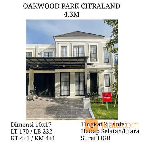 Rumah Baru Citraland Oakwood Park 2 Lantai Mewah Smarthome Tipe Ambrosia
