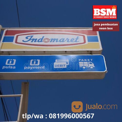 neon box mini,market | neon box custom | neon box indomaret tangerang