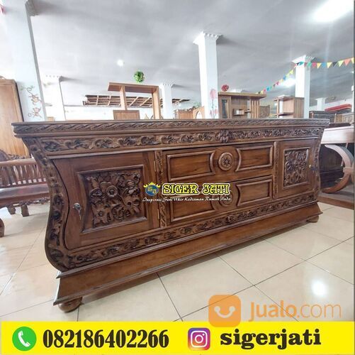 CALL 082186402266 Bufet Jati Lampung, toko siger jati pusat furniture lampung