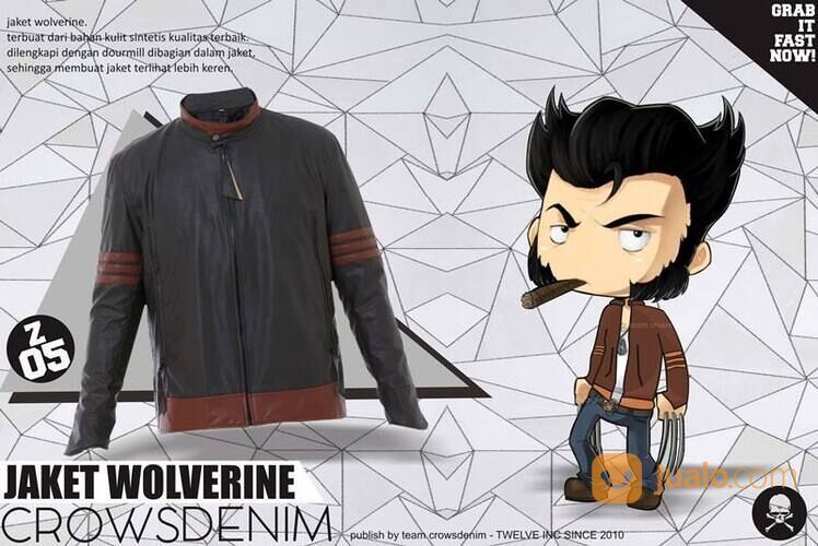 Jaket Kulit X-Men Origins - Wolverine
