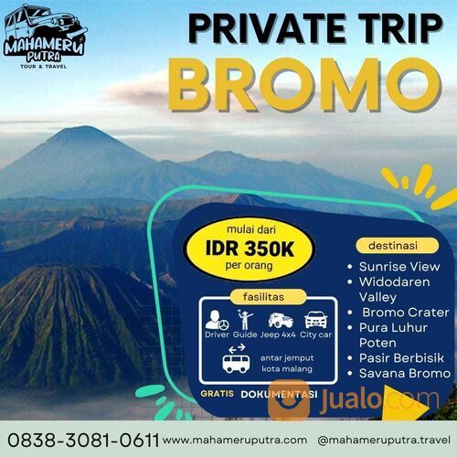 Trip Bromo dari Kota Malang - Info Privat Trip Bromo