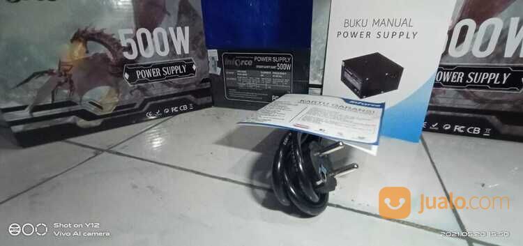power supply inforce 500w baru untuk PC komputer