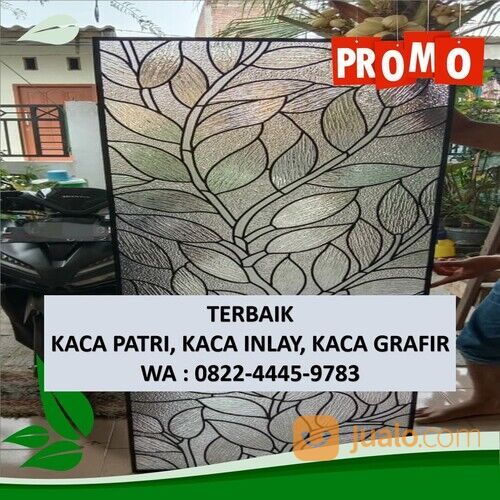 Pengrajin Kaca Patri Inlay Grafir Banjarmasin, WA : 0822-444-59783