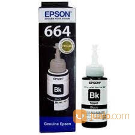 Tinta printer epson 664 Black T6641 Cyan T6642 Yellow T6644 Magenta T6643 untk printer epson L120
