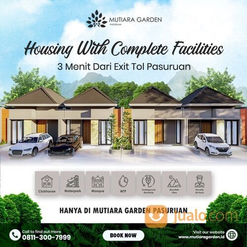 RUMAH MINIMALIS TYPE 36 DI MUTIARA GARDEN FASILITAS LENGKAP