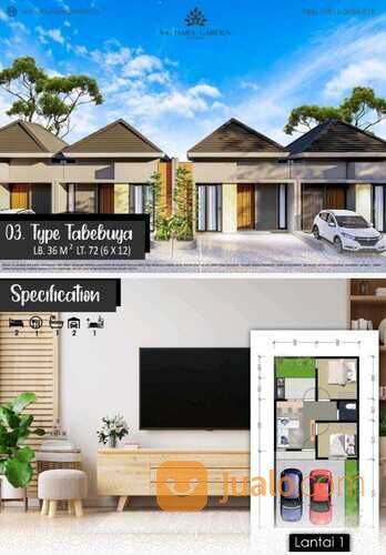 RUMAH MINIMALIS TYPE 36 DI MUTIARA GARDEN FASILITAS LENGKAP