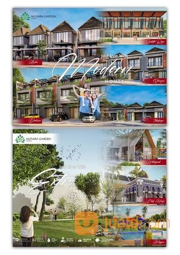 RUMAH MINIMALIS TYPE 36 DI MUTIARA GARDEN FASILITAS LENGKAP