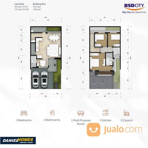 Welton at Hiera Rumah Modern Lokasi Strategis di BSD City