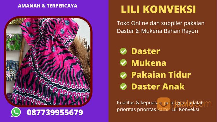 WA 087739955679 grosir daster rayon premium