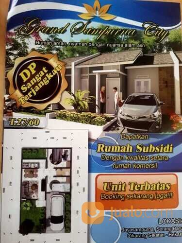 Perumahan Grand Sampurna City Dp 0 Di Cikarang- Bekasi