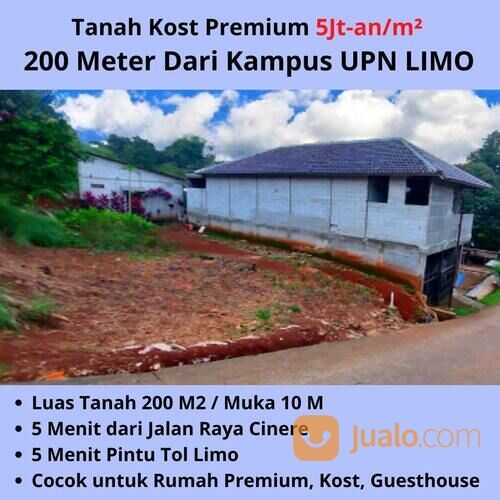 Tanah dibelakang kampus UPN Limo (200 METER DARI KAMPUS UPN)