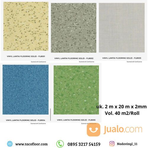 Karpet Lantai Vinyl Roll Rumah Sakit Winston Tebal 2 mm Anti Bakteri