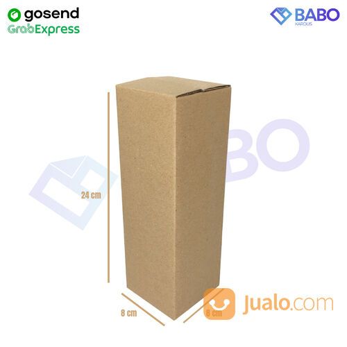 Dus Tumbler / Botol Minum uk 8 x 8 x 24 cm Kardus Packing Isi 25pcs