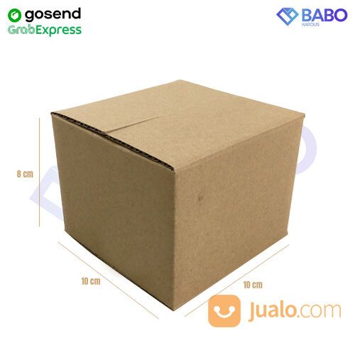 GROSIR KARDUS PACKING 10X10X8 TERLARIS POLOS ISI 25PCS