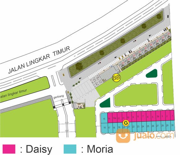 Rumah Murah Sidoarjo Heavenland Park Lingkar Timur Type New Emerald U-50