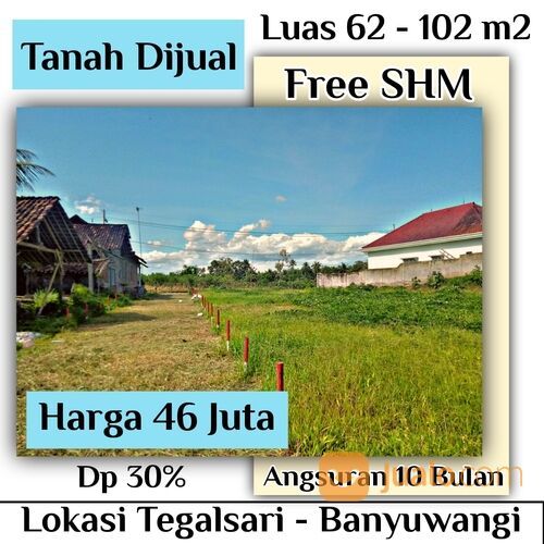 Tanah Murah di Tegalsari - Banyuwangi