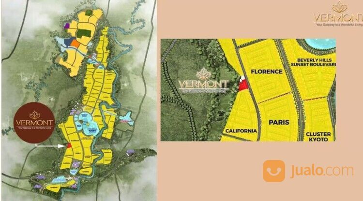 Vermont cluster terbaru Kota Wisata Cibubur Bogor