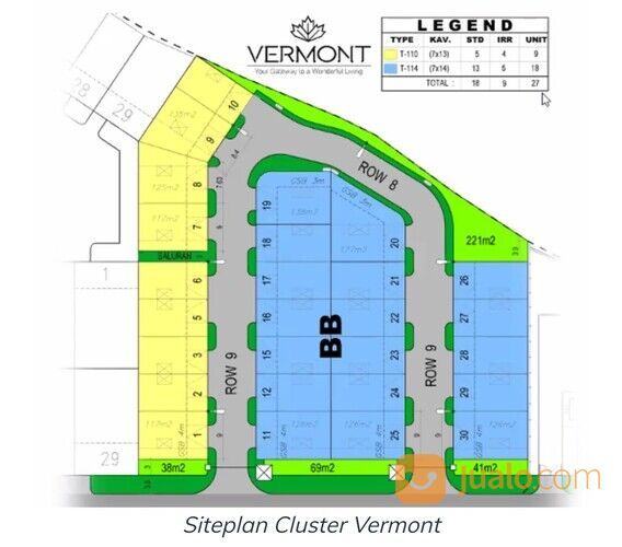 Vermont cluster terbaru Kota Wisata Cibubur Bogor