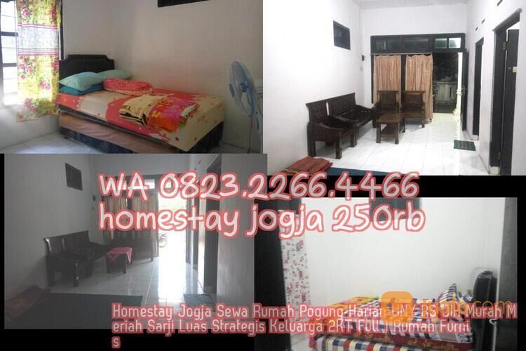 Homestay Jogja Sewa Rumah Pogung Harian UNY RS JIH Murah Meriah Sarji Luas Strategis Keluarga 2KT