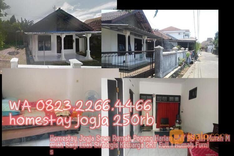 Homestay Jogja Sewa Rumah Pogung Harian UNY RS JIH Murah Meriah Sarji Luas Strategis Keluarga 2KT
