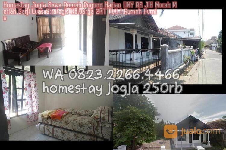 Homestay Jogja Sewa Rumah Pogung Harian UNY RS JIH Murah Meriah Sarji Luas Strategis Keluarga 2KT