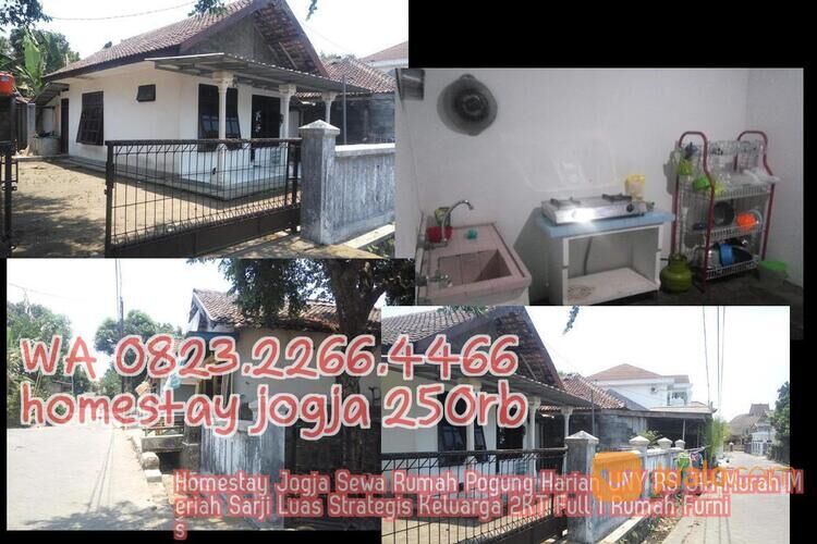 Homestay Jogja Sewa Rumah Pogung Harian UNY RS JIH Murah Meriah Sarji Luas Strategis Keluarga 2KT