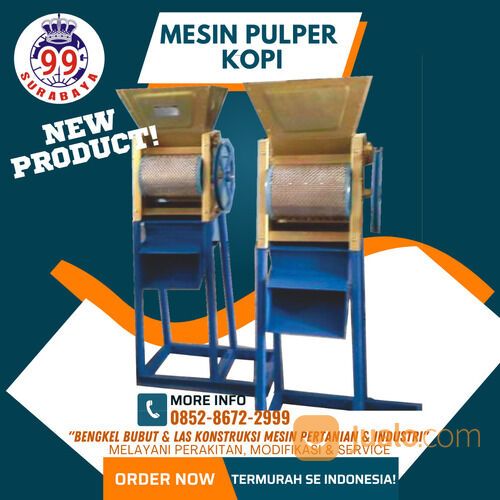 Mesin Pulper Kopi ( Mesin Pengupas Kulit Merah Kopi )