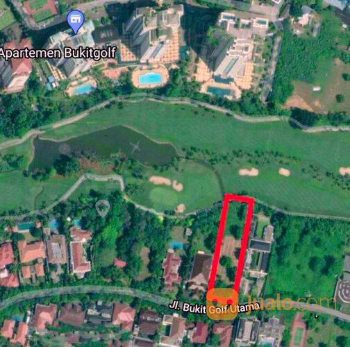 SATU-SATUNYA TANAH Dgn HARGA MIRING di Bukit Golf Pondok Indah, Rp. 60 Jt/m2, LT. 4006