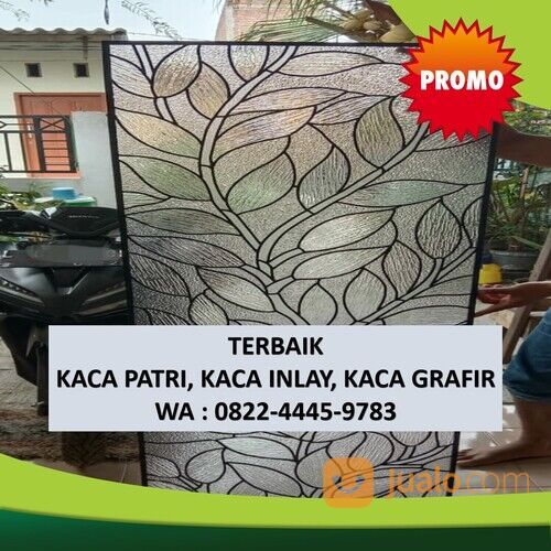 BERKUALITAS, WA : 0822-444-59783, Pengrajin Kaca Patri Inlay Grafir Bogor
