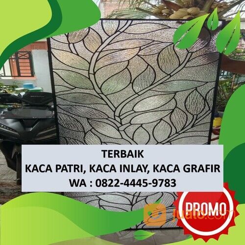 Pengrajin Kaca Patri Inlay Grafir Murah Bogor, WA : 0822-444-59783