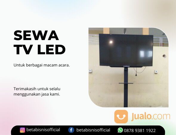 Sewa TV LED 43 inch di Pekanbaru Untuk Acara Pameran