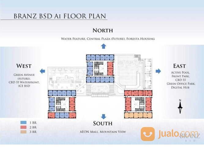The Branz Apartemen Siap Huni Fasilitas Exclusive di BSD City