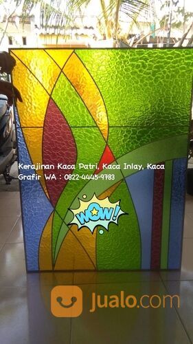 Produksi, WA : 0822-444-59783, Pengrajin Kaca Patri Inlay Grafir di Tangerang
