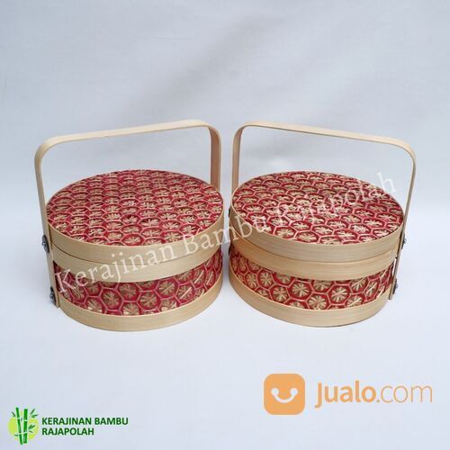 Tenong bambu motif anyaman trumtum special lebaran