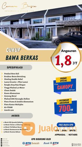 Camara Brisia Rumah Minimalis di Bekasi Babelan