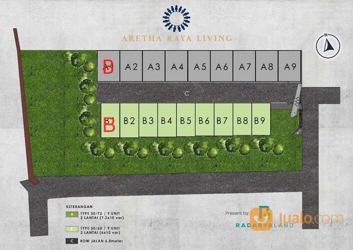 RUMAH RUMAH BARU KOMPLEK GBA 3 CLUSTER ARETHA RAYA LIVING CIGANITRI BOJONGSOANG