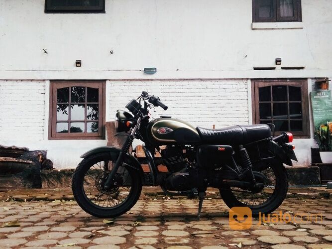 Kawasaki w175 hijau army