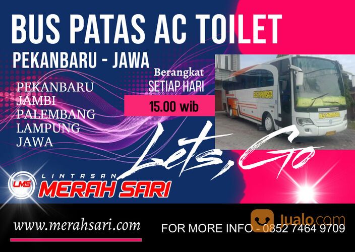 Bus Semarang Ke Pekanbaru,Hp/Wa085274649709 Merah Sari