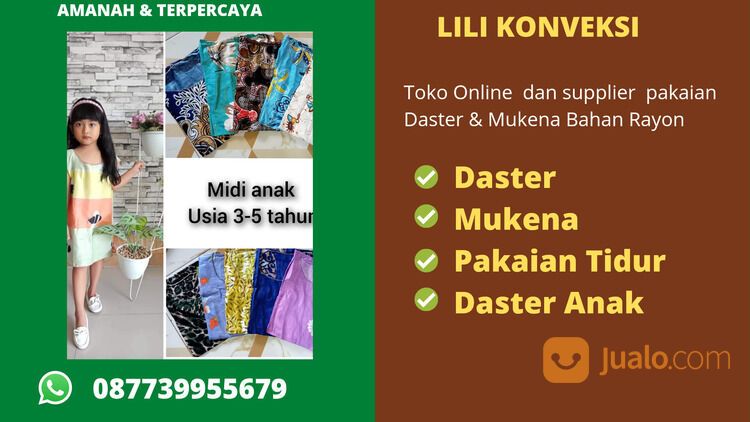 WA 087739955679 daster anak muda