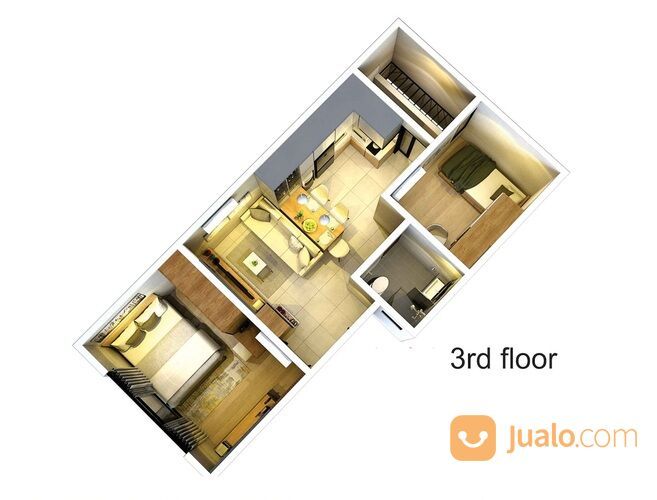 Green Royal Condo House 2BR di Jakarta Barat