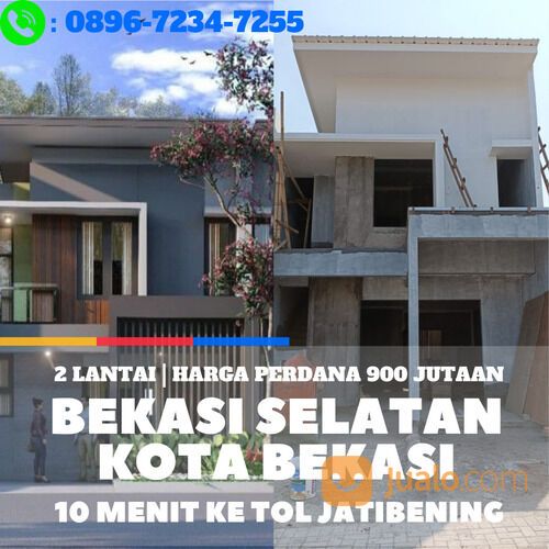 RUMAH MURAH CIKUNIR BEKASI DEKAT GALAXY 2 LANTAI UNIT TERBATAS