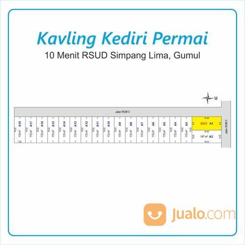 Kaveling Kediri, Hanya 1 Jt-an/m2: Harga Sunrise