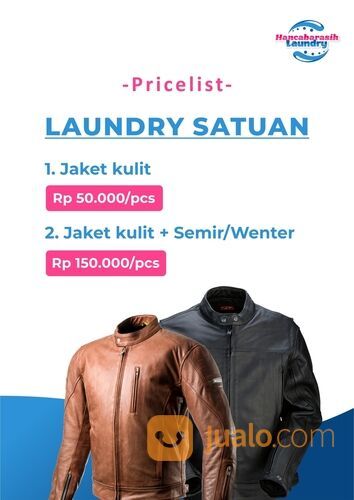 Laundry Jaket kulit di malang