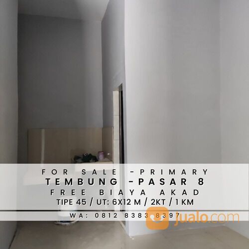 TEMBUNG PASAR 8 - 200 JUTAAN - GRATIS BIAYA AKAD - DEKAT PAJAK GAMBIR DAN RUJAK SIMPANG JODOH