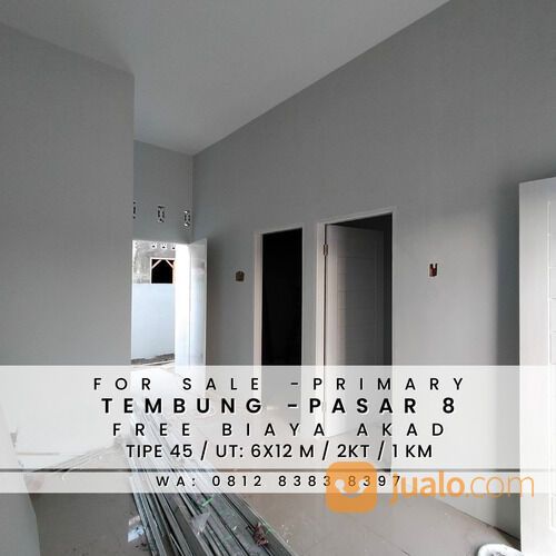 TEMBUNG PASAR 8 - 200 JUTAAN - GRATIS BIAYA AKAD - DEKAT PAJAK GAMBIR DAN RUJAK SIMPANG JODOH