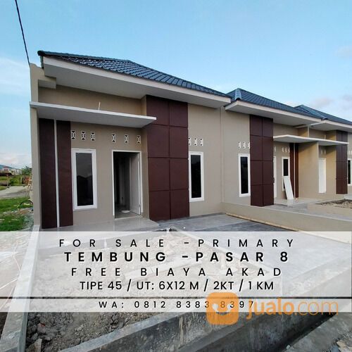 TEMBUNG PASAR 8 - 200 JUTAAN - GRATIS BIAYA AKAD - DEKAT PAJAK GAMBIR DAN RUJAK SIMPANG JODOH