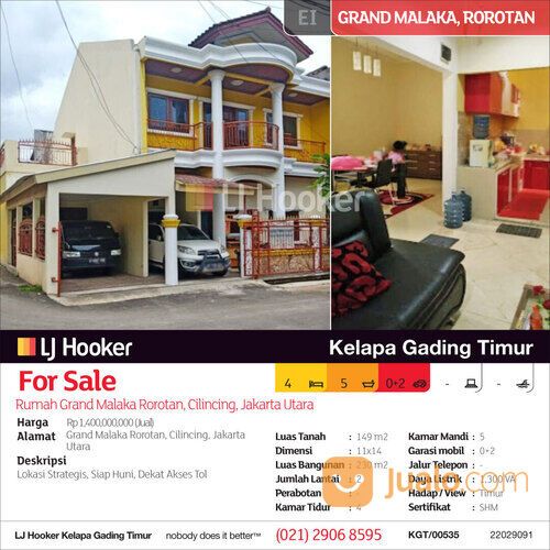 Rumah Grand Malaka Rorotan, Cilincing, Jakarta Utara