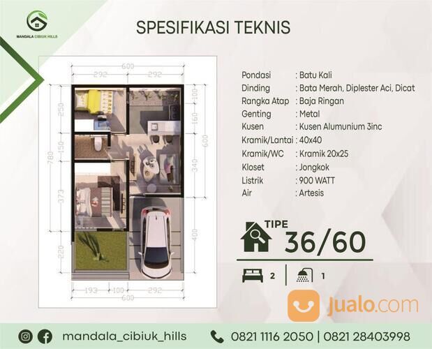 MANDALA CIBIUL HILL || ALL IN 5.5 JUTA