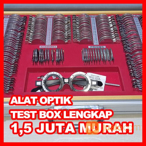Alat Optik TRIAL TEST BOX ALAT PERIKSA MATA WARNA MERAH