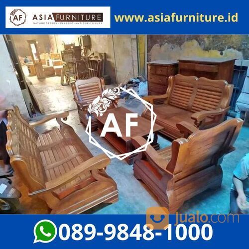 Kursi Tamu Jati Kab. Banjarnegara | Hp/WA 089-98-48-1000 | Asia Furniture Official | Produsen AF 002